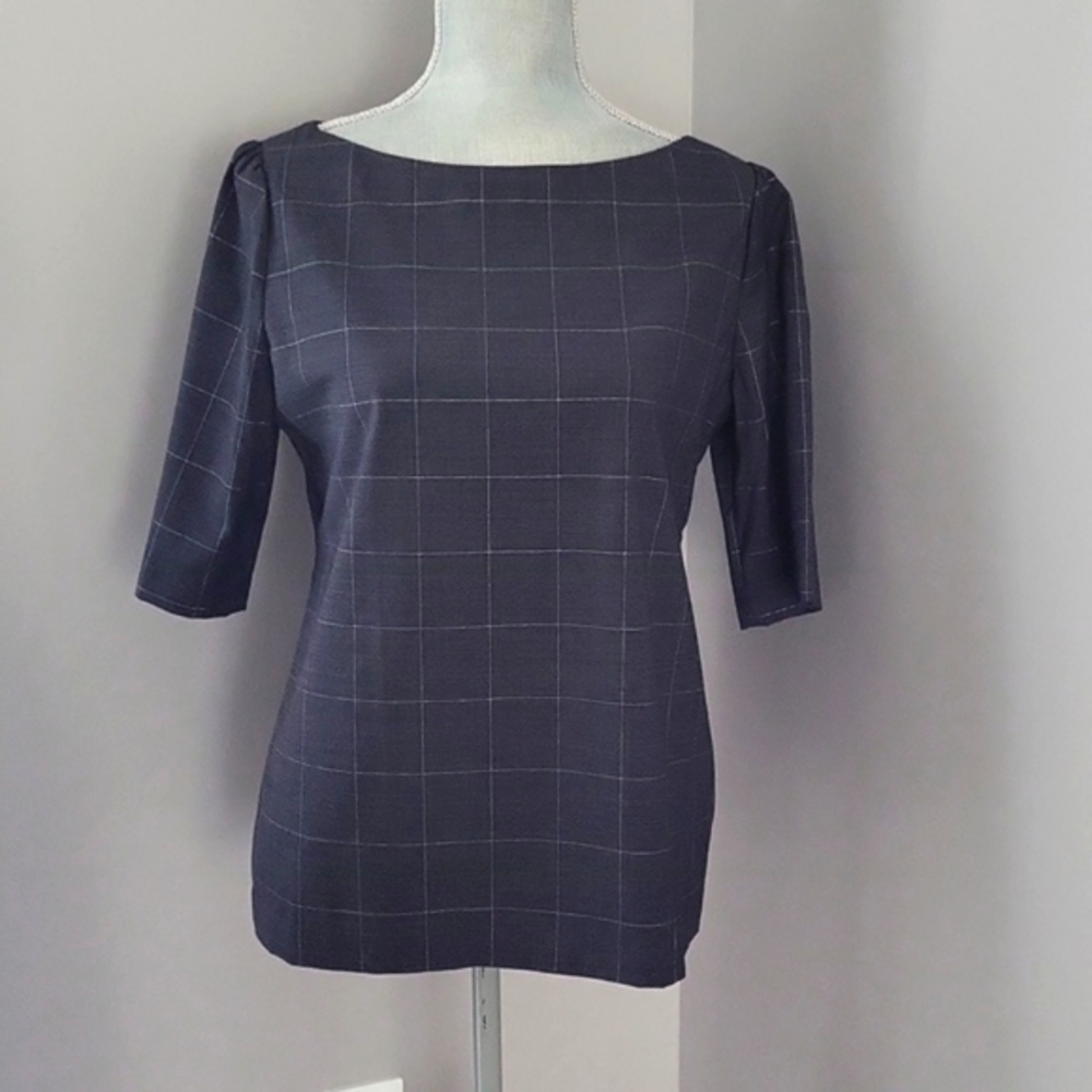Banana Republic Boat Neck Half Sleeve Top